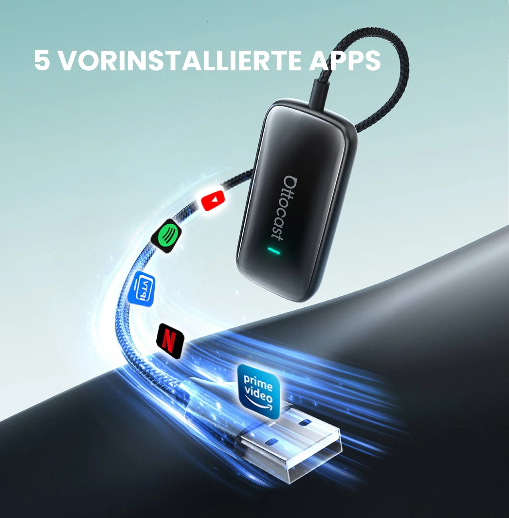 Ottocast® Play2Video Ultra All-in-1-Adapter mit App Hub - Image 3