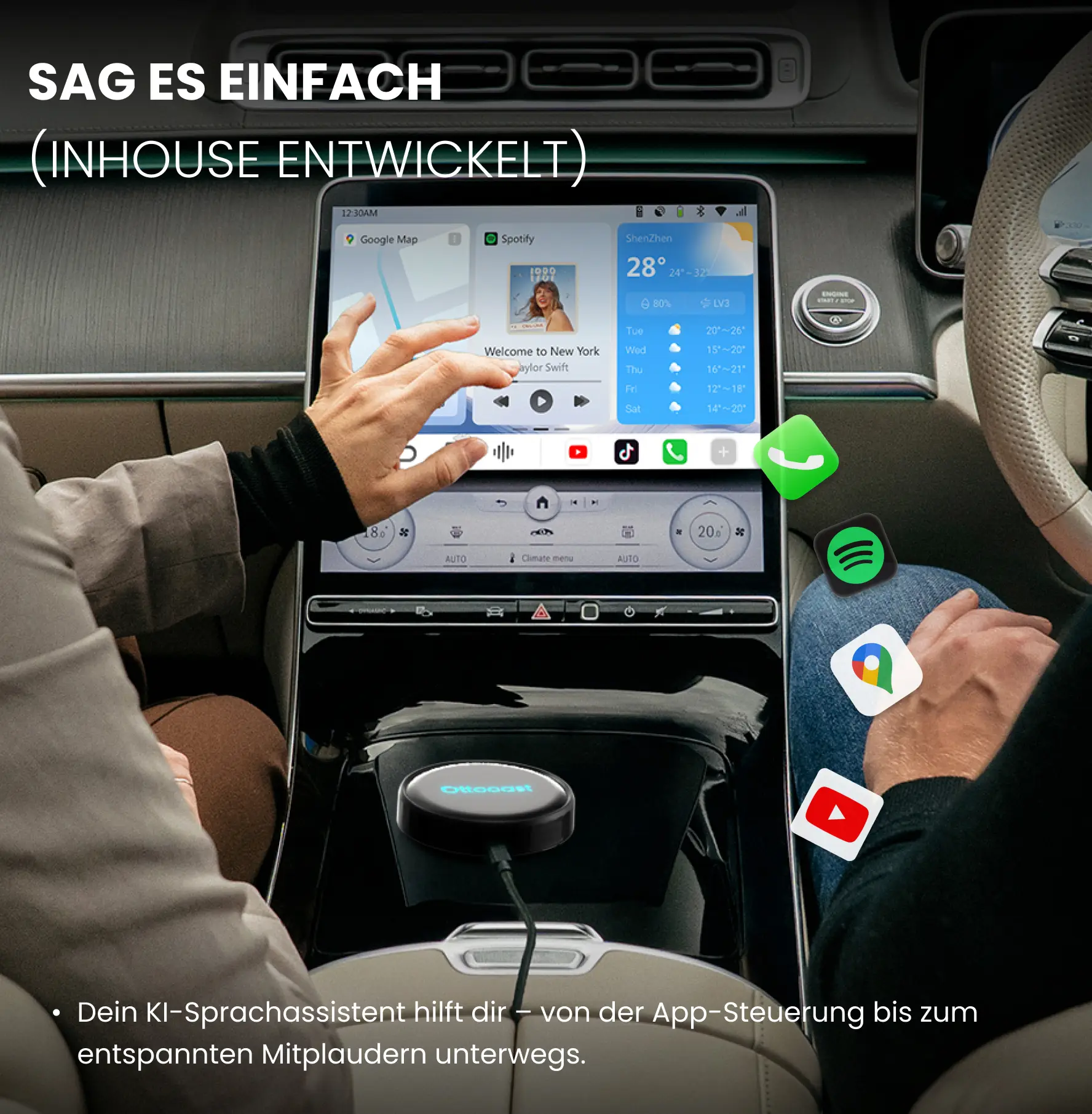 ⏳ 12-Stunden-Blitzangebot! Nicht verpassen! 💥OttoAibox® P3 Pro CarPlay AI Box - Image 3