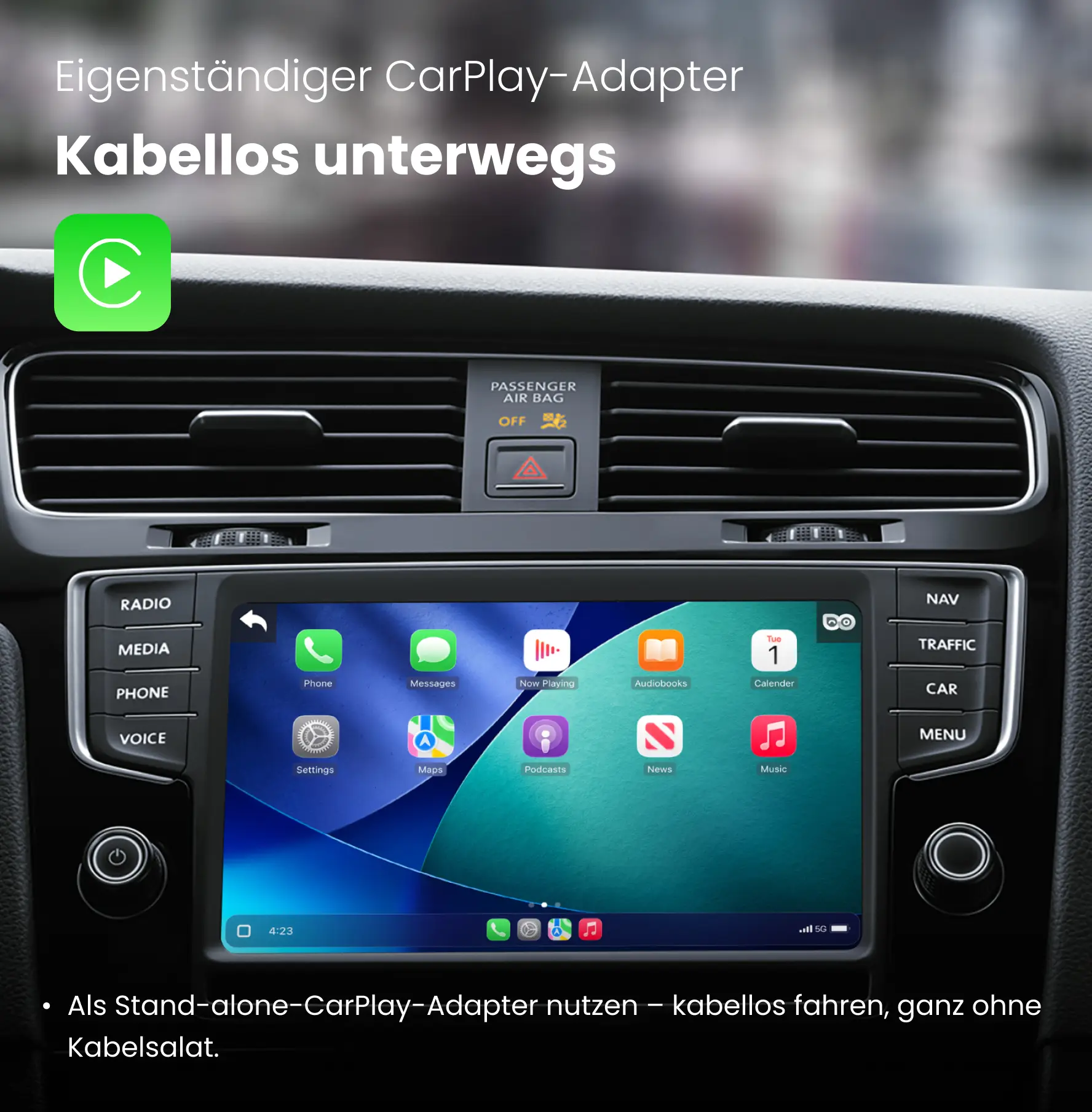 ⏳ 12-Stunden-Blitzangebot! Nicht verpassen! 💥OTTOCAST® Cabin Care Owl Monitoring Wireless CarPlay Adapter - Image 8