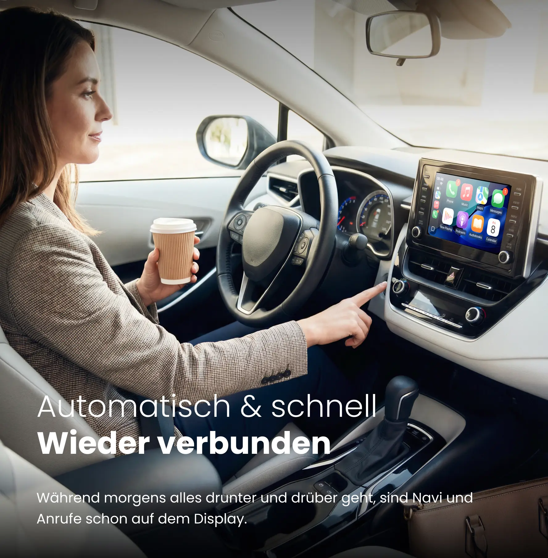 Ottocast® Mini Tube Wireless CarPlay und Android Auto Adapter - Image 9