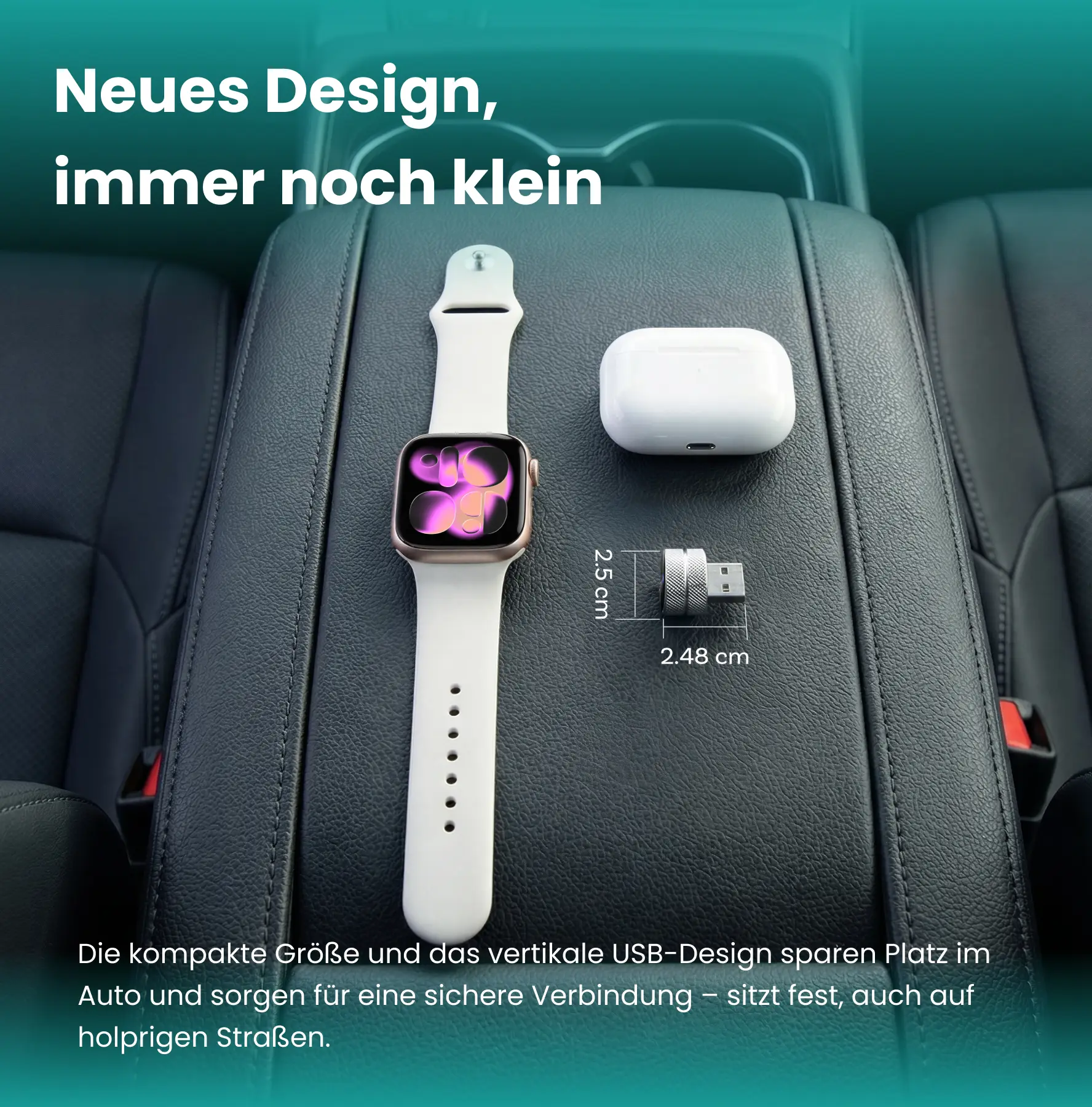 Ottocast® Mini Tube Wireless CarPlay und Android Auto Adapter - Image 6