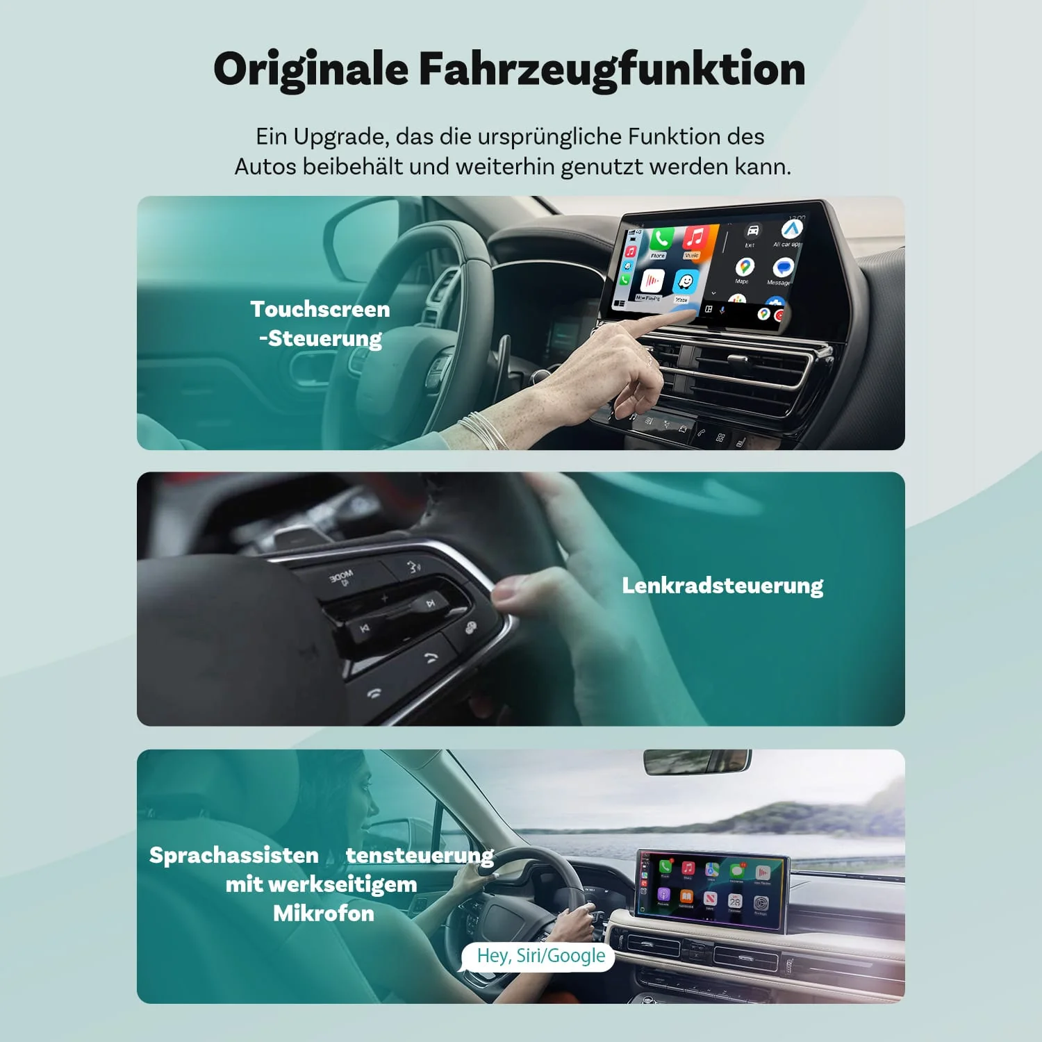 Ottocast® 2026 Mini Wireless CarPlay und Android Auto Adapter - Image 9