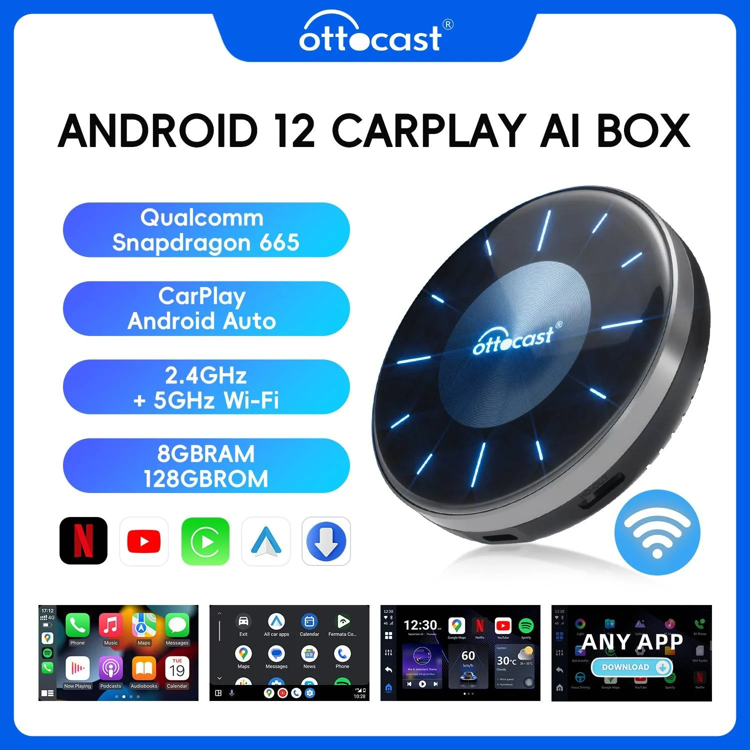 OttoAibox P3 CarPlay AI Box - Image 4