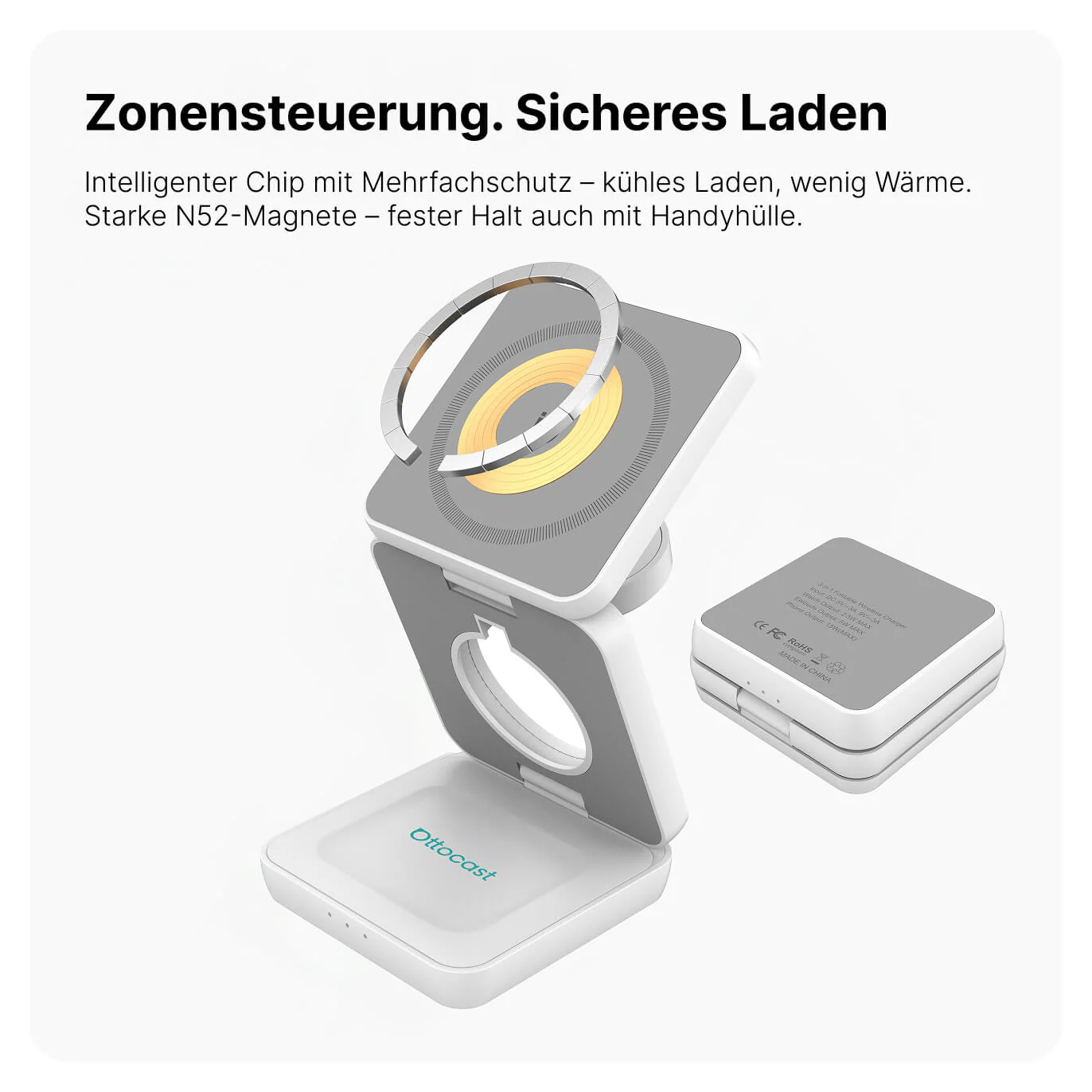 Magnetische kabellose 3-in-1-Ladestation - Image 5