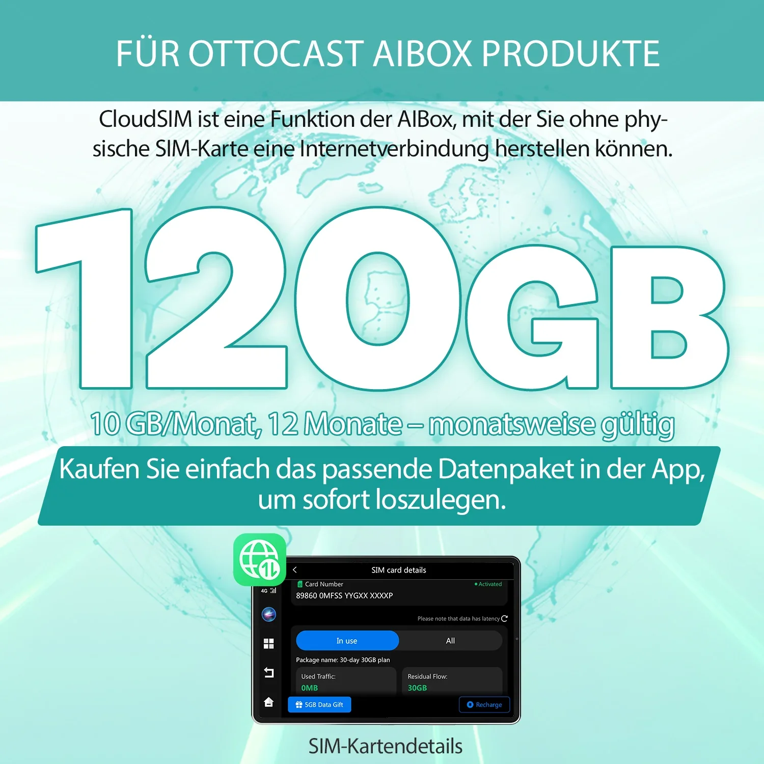 OTTOCAST® CloudSIM Datentarif - Image 10