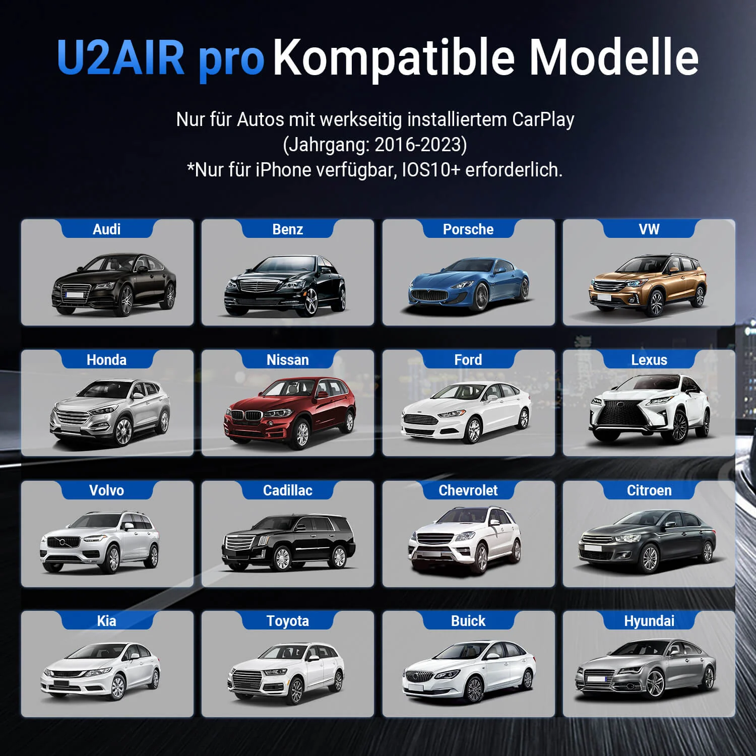 Ottocast® U2AIR Pro Wireless CarPlay Adapter - Image 8